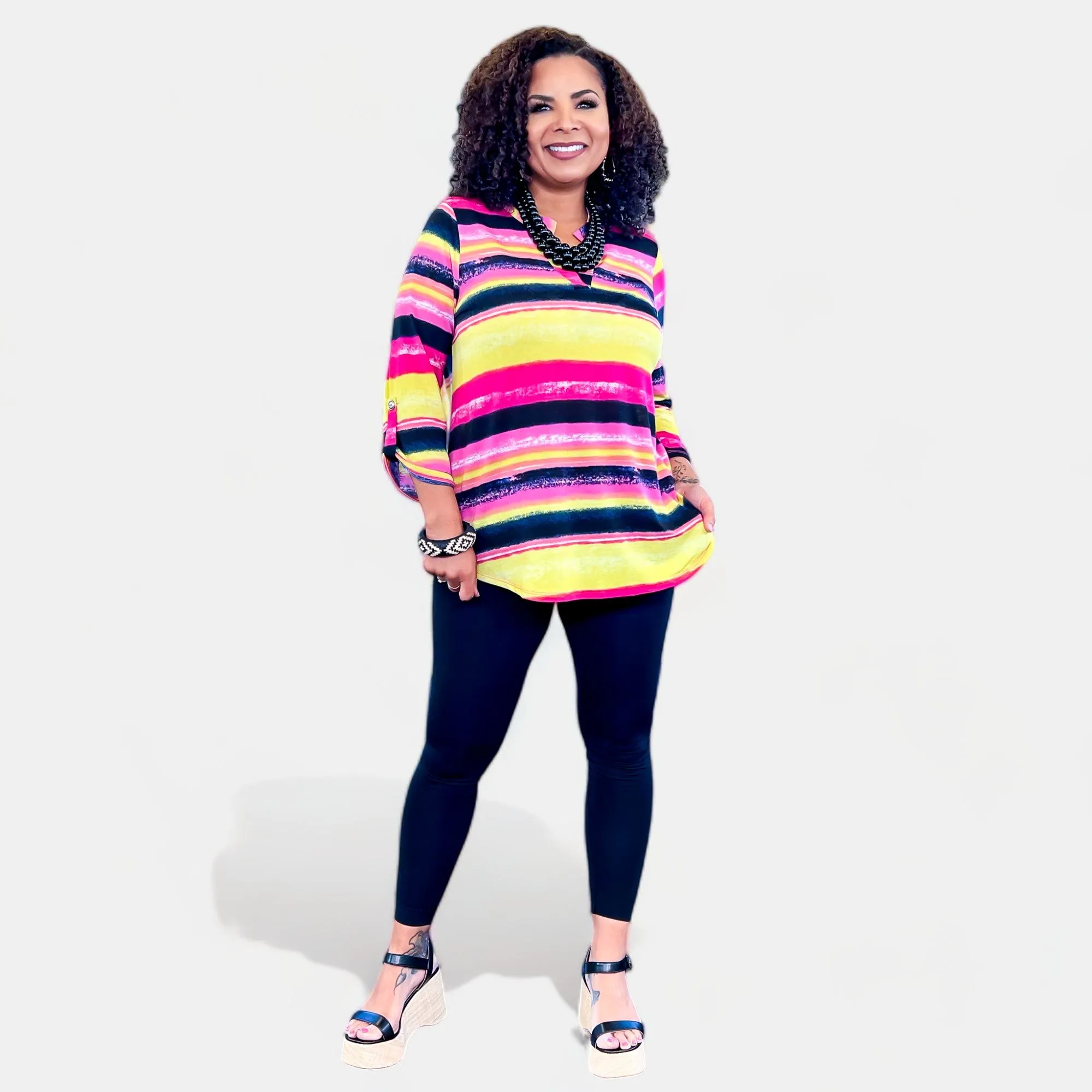 Multi Striped Lizzy Top sold by ZZs product image thumbnail 4