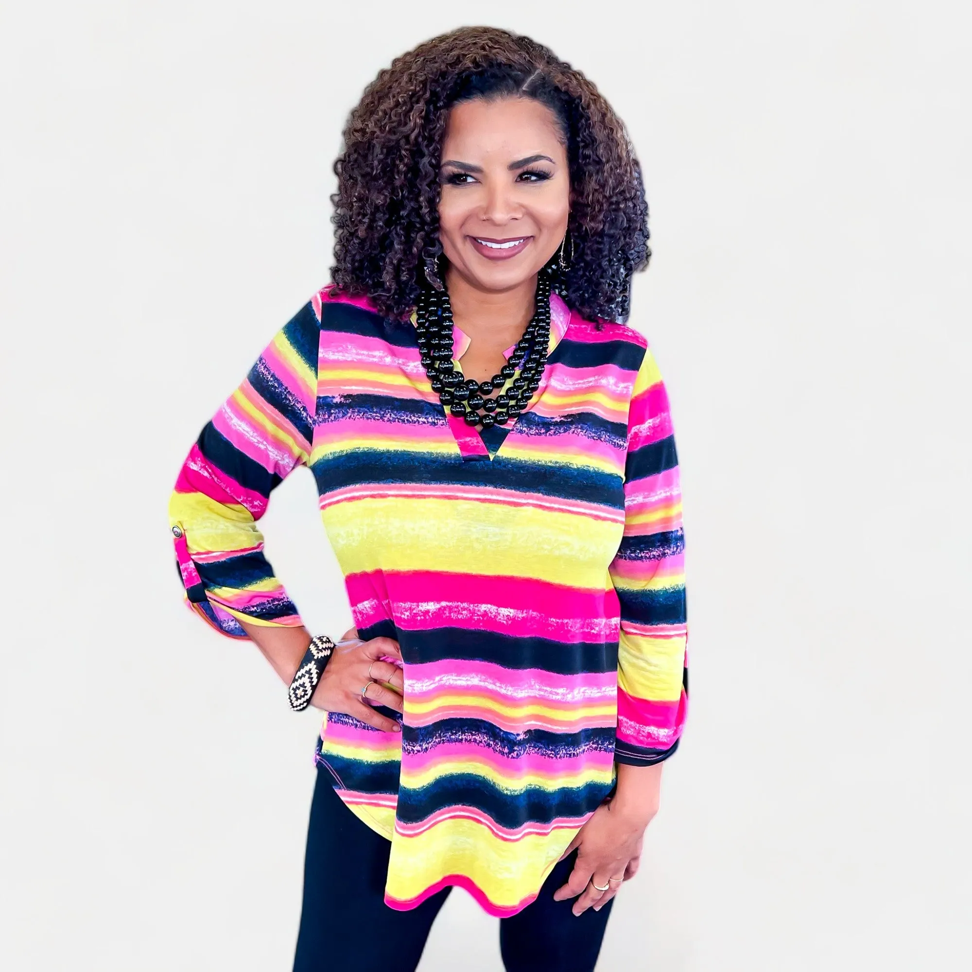 Multi Striped Lizzy Top sold by ZZs product image thumbnail 5