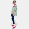 Green Multi Paisley Essential Top sold by ZZs