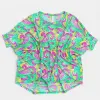 Green Multi Paisley Essential Top sold by ZZs
