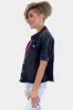 Black Short Sleeve Denim Jacket [NO RETURNS] sold by ZZs