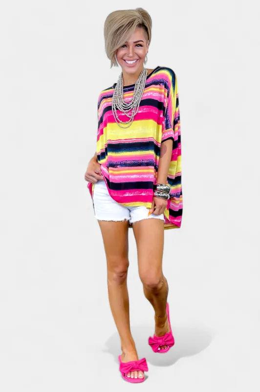 Multi Stripes Essential Top sold by ZZs