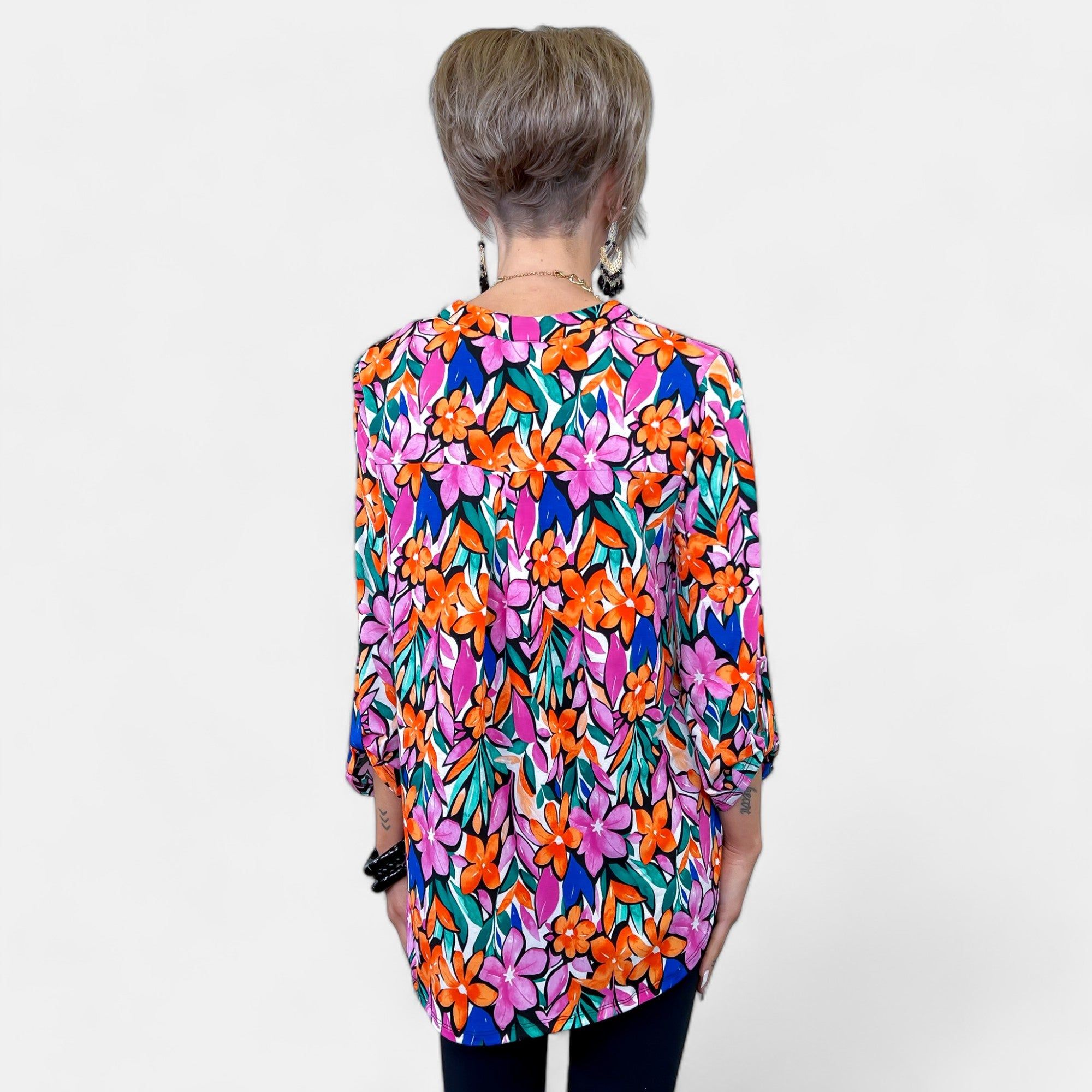 Multi Floral Lizzy Top sold by ZZs product image thumbnail 4