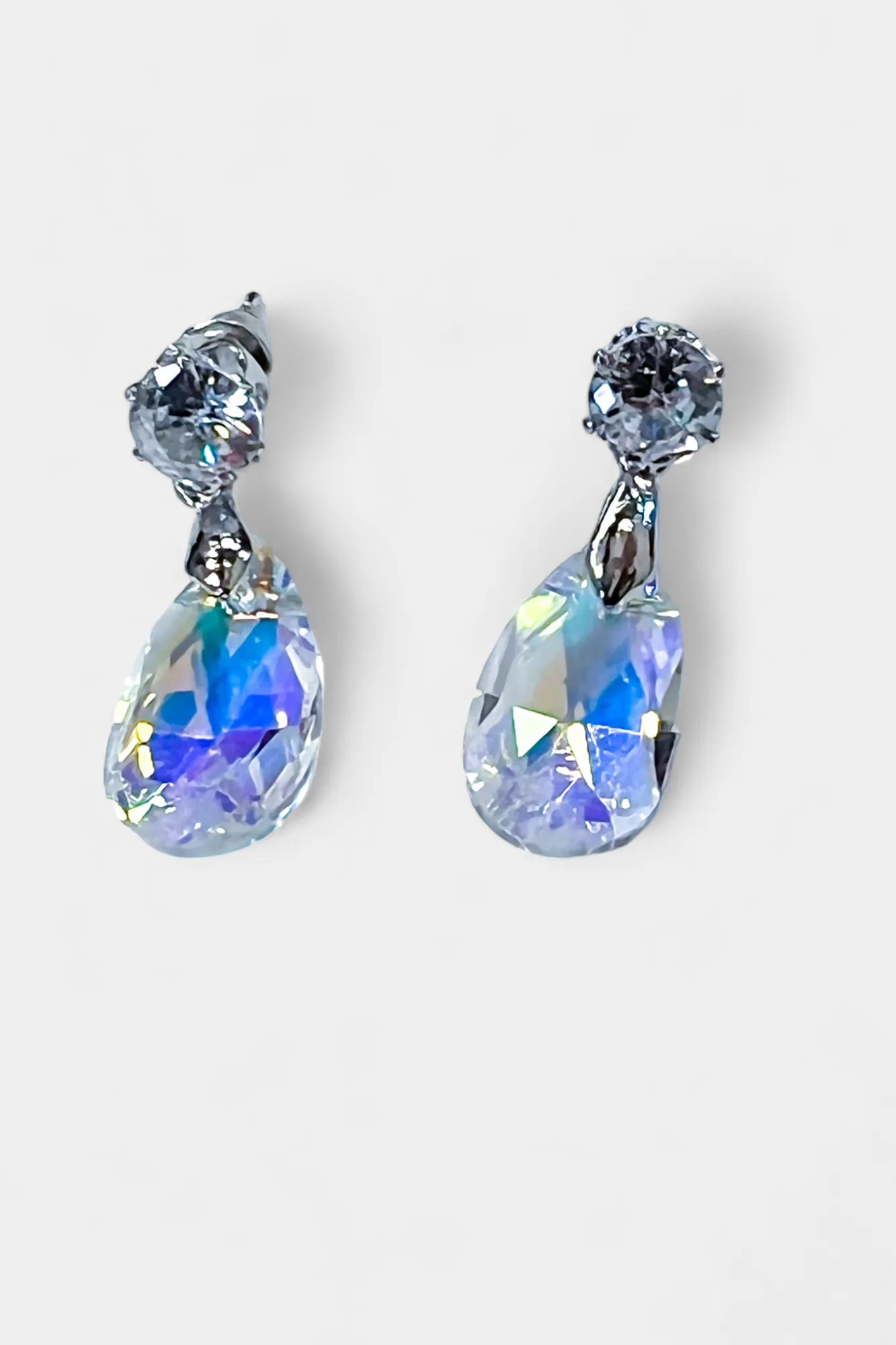 Teardrop Stone Dangle Earrings sold by ZZs product image thumbnail 4