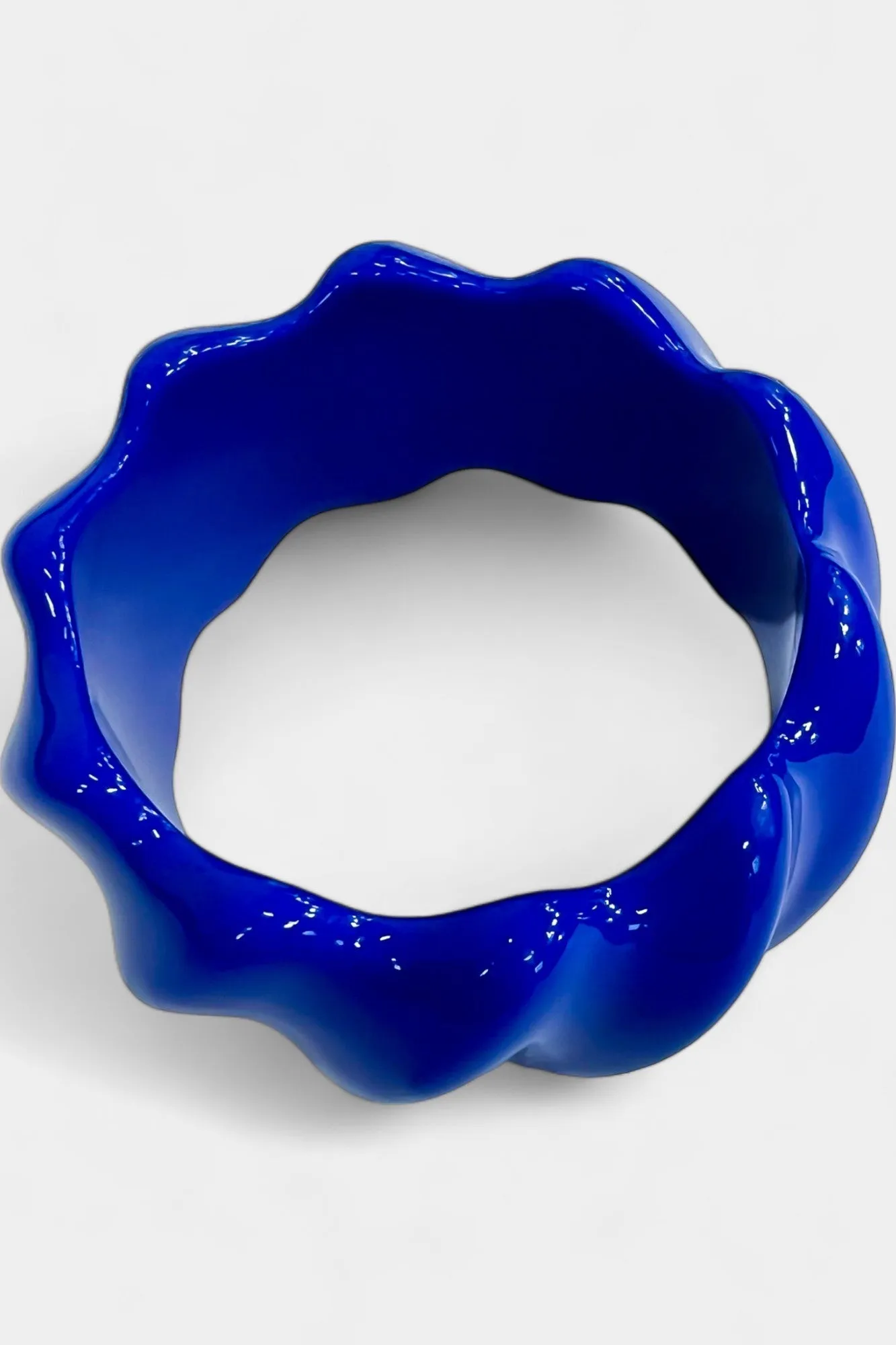 Blue Wavy Bangle Bracelet sold by ZZs product image thumbnail 4