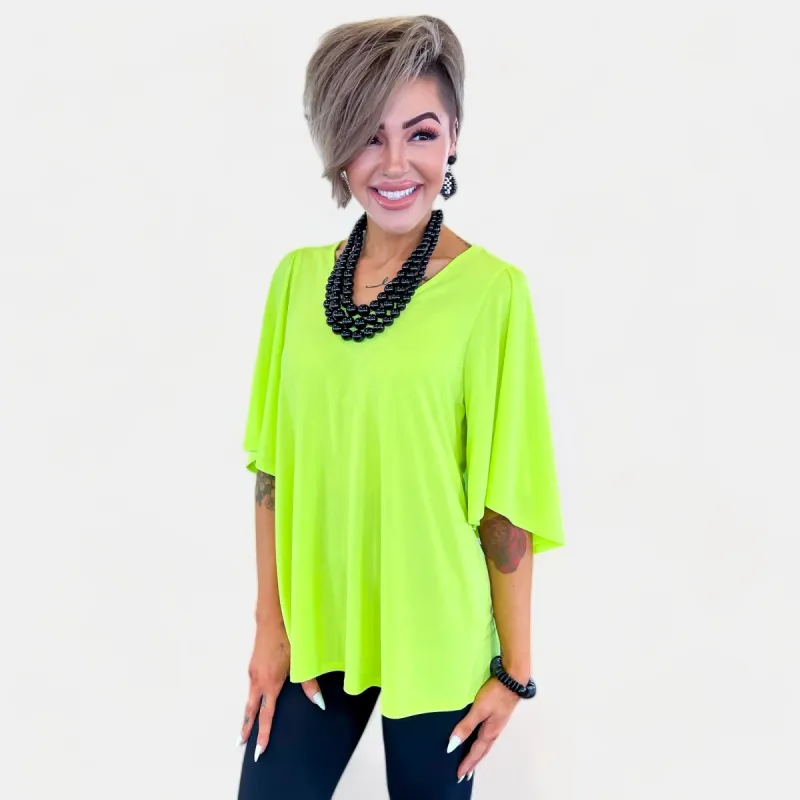 Neon Green Cali Top sold by ZZs