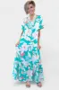Seafoam Floral Maxi Dress sold by ZZs