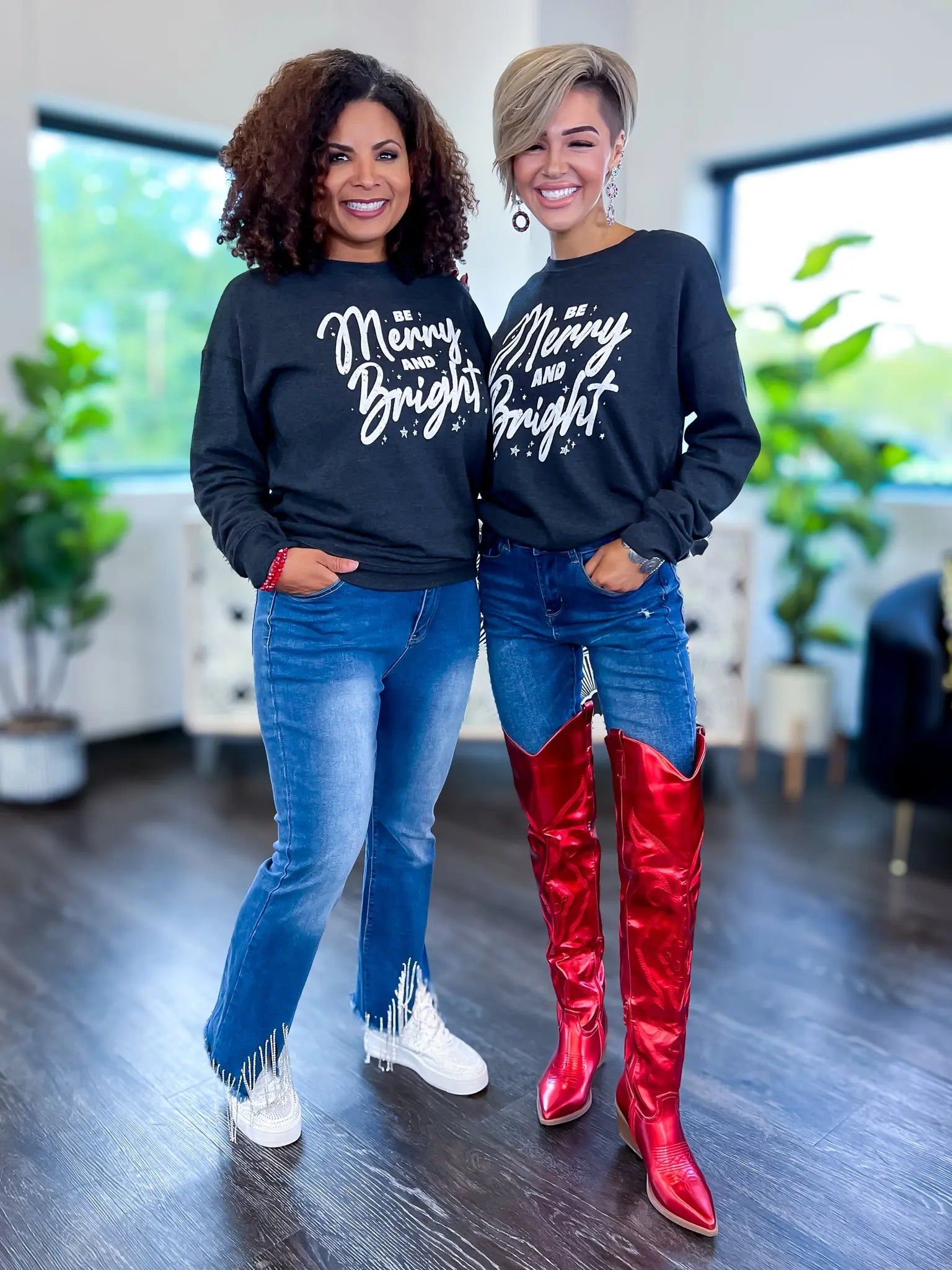 Be Merry Christmas Sweatshirt sold by ZZs