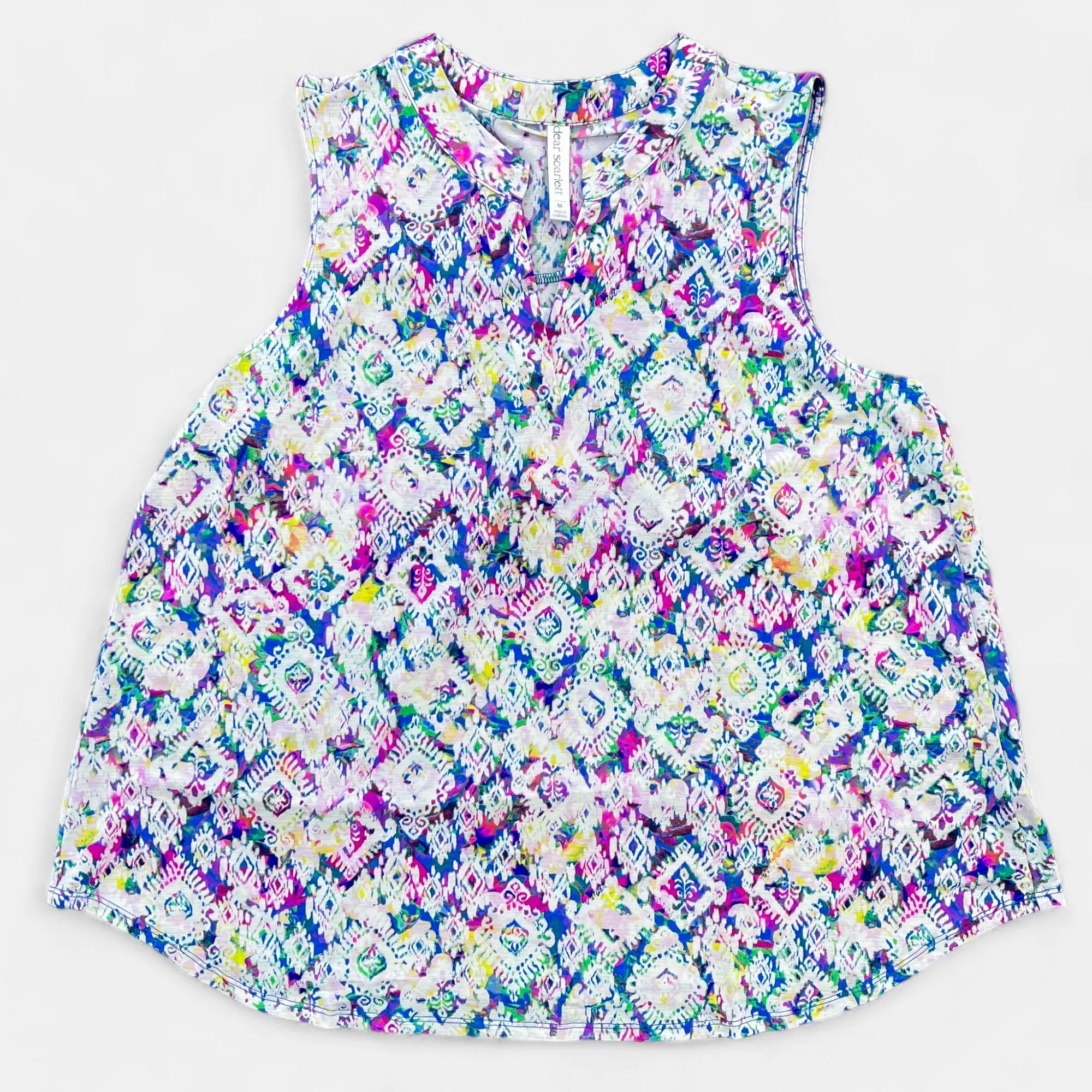 Royal Multi Aztec Lizzy Tank Top sold by ZZs product image thumbnail 3