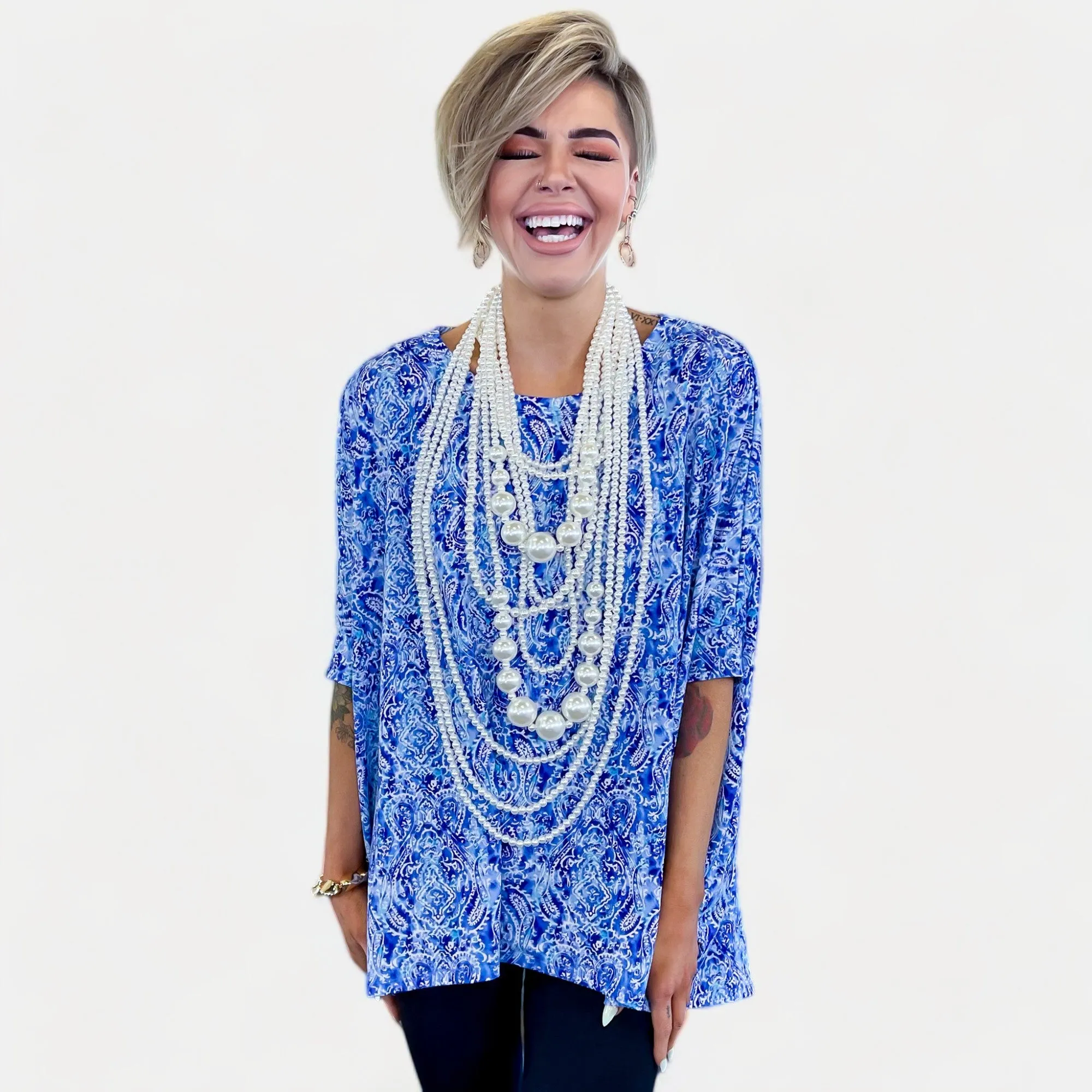 Royal Paisley Essential Top sold by ZZs product image thumbnail 3