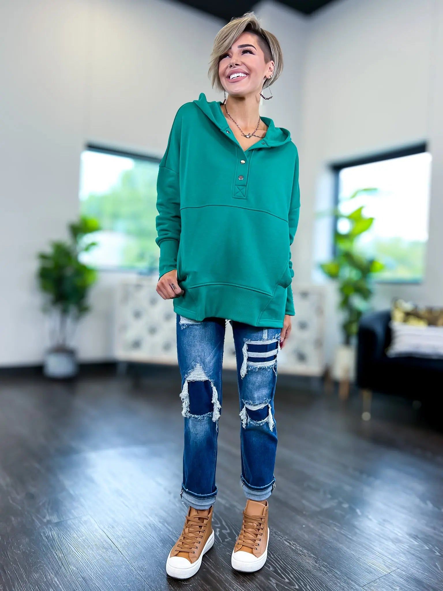 Hooded Pullover | Green sold by ZZs product image thumbnail 10