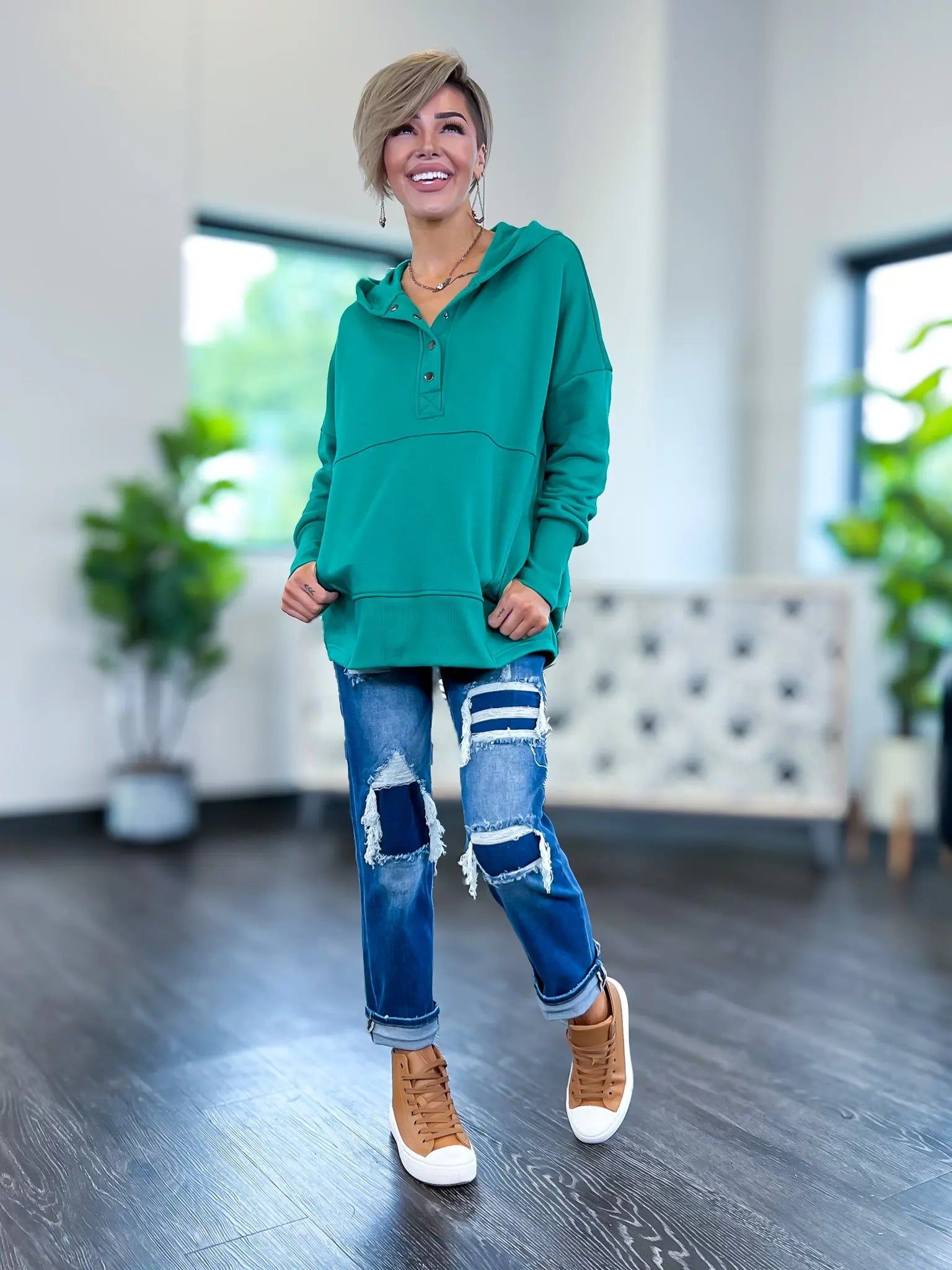 Hooded Pullover | Green sold by ZZs product image thumbnail 2