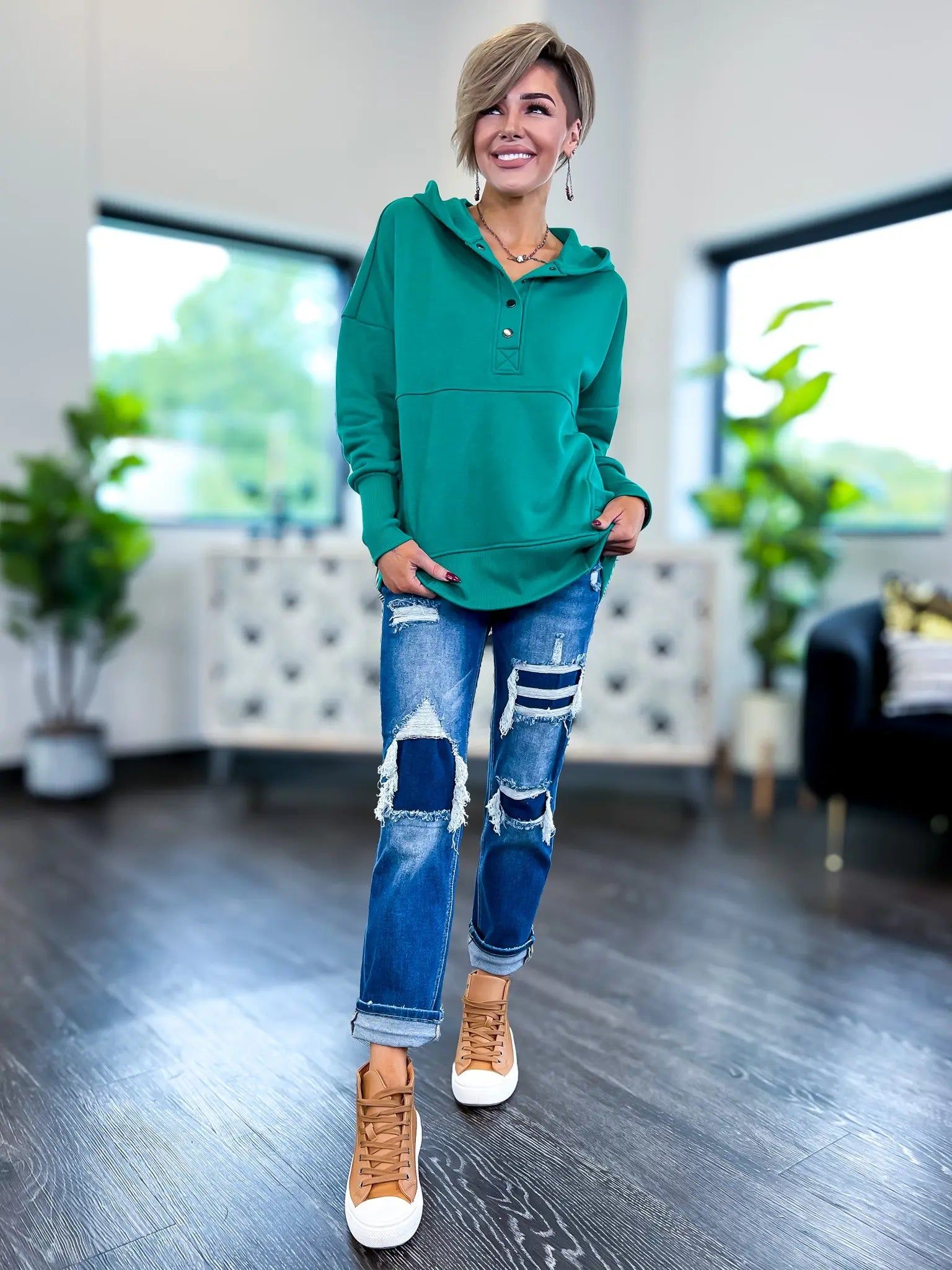 Hooded Pullover | Green sold by ZZs product image thumbnail 8