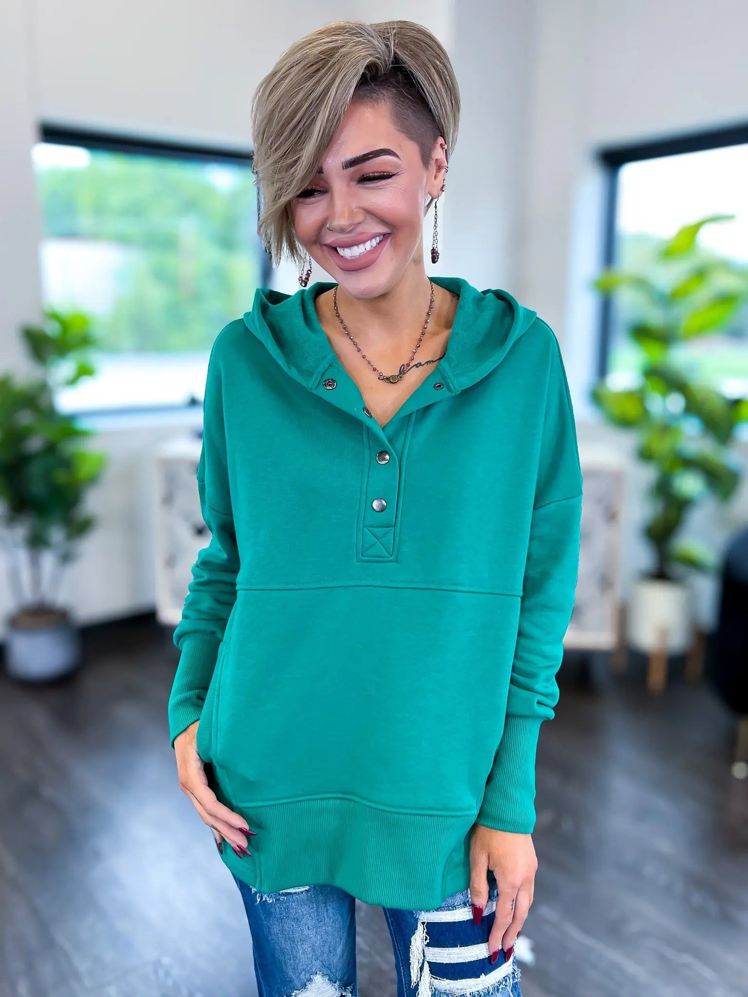 Hooded Pullover | Green sold by ZZs product image thumbnail 3