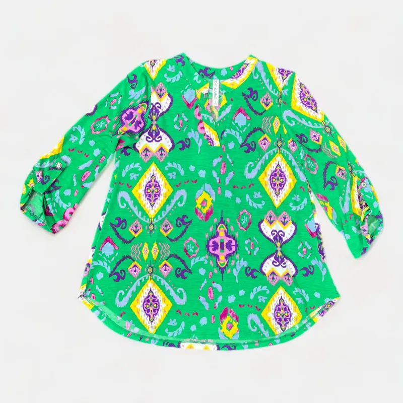 Emerald Tribal Lizzy Top sold by ZZs