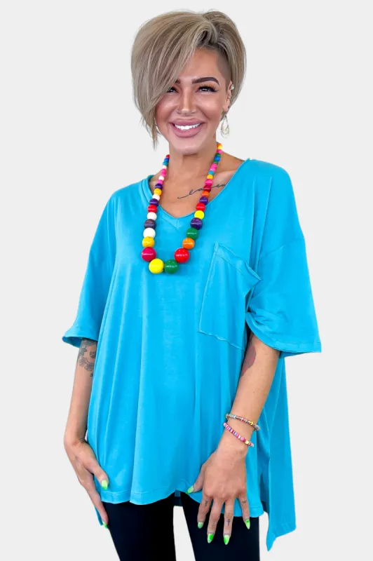 Oversized Raw Edge Top sold by ZZs