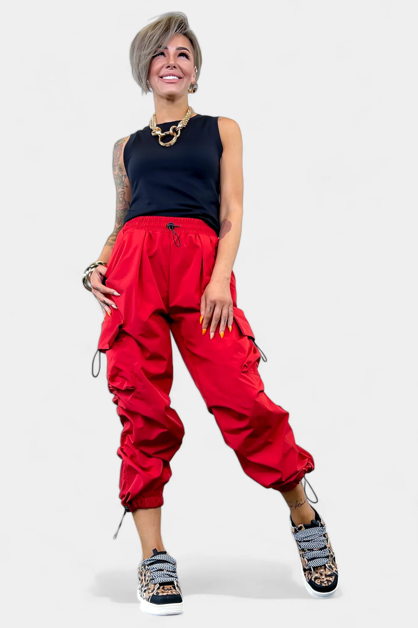 Parachute Cargo Jogger Pants sold by ZZs product image thumbnail 2