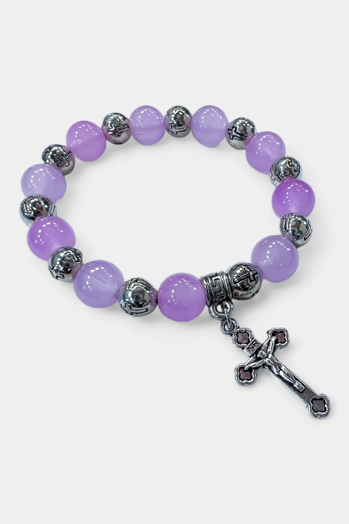 Cross Charm Beaded Bracelet sold by ZZs product image thumbnail 2