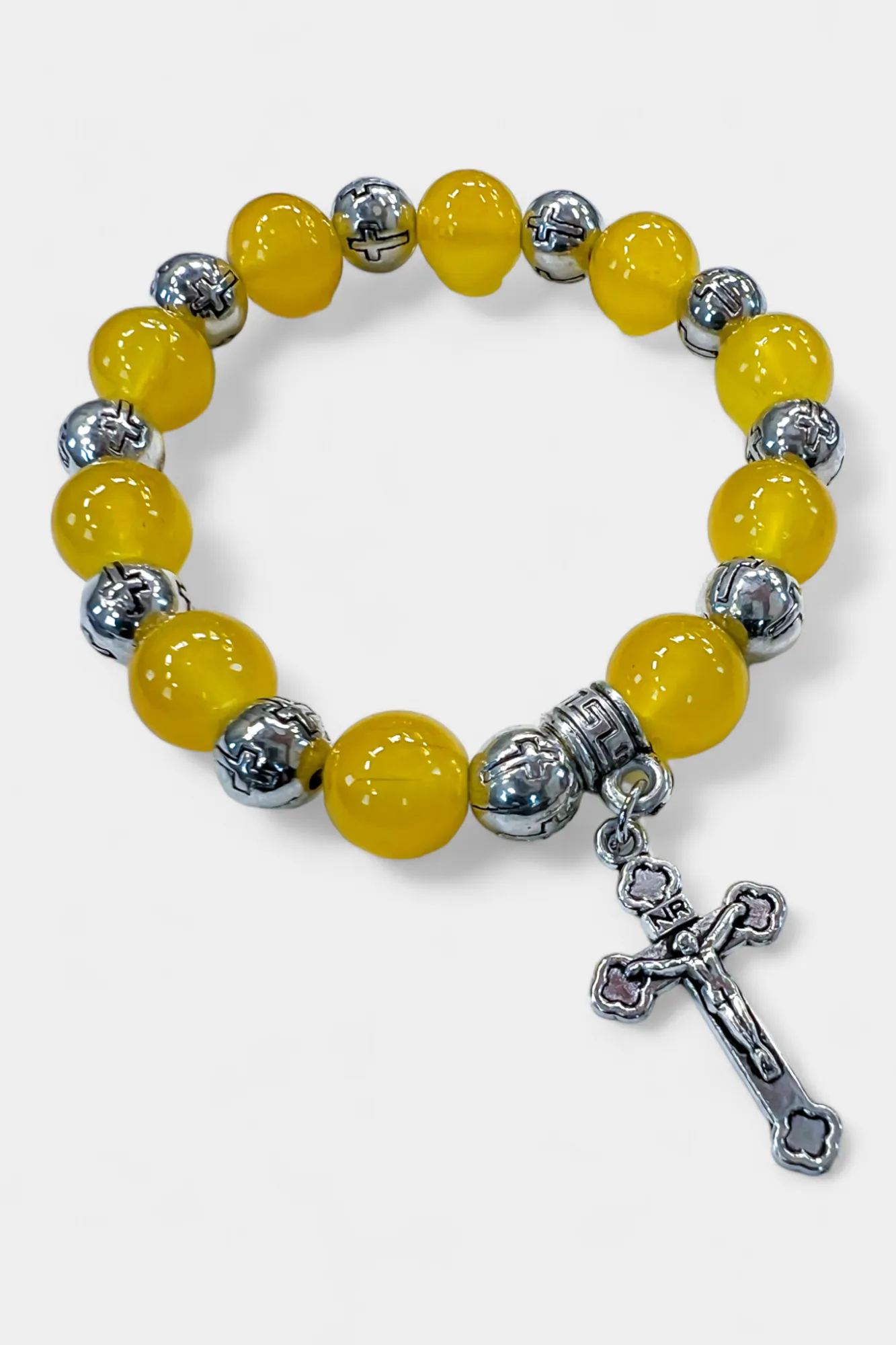 Cross Charm Beaded Bracelet sold by ZZs product image thumbnail 4