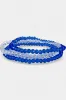 Blue Faceted Beaded Stretch Bracelets sold by ZZs