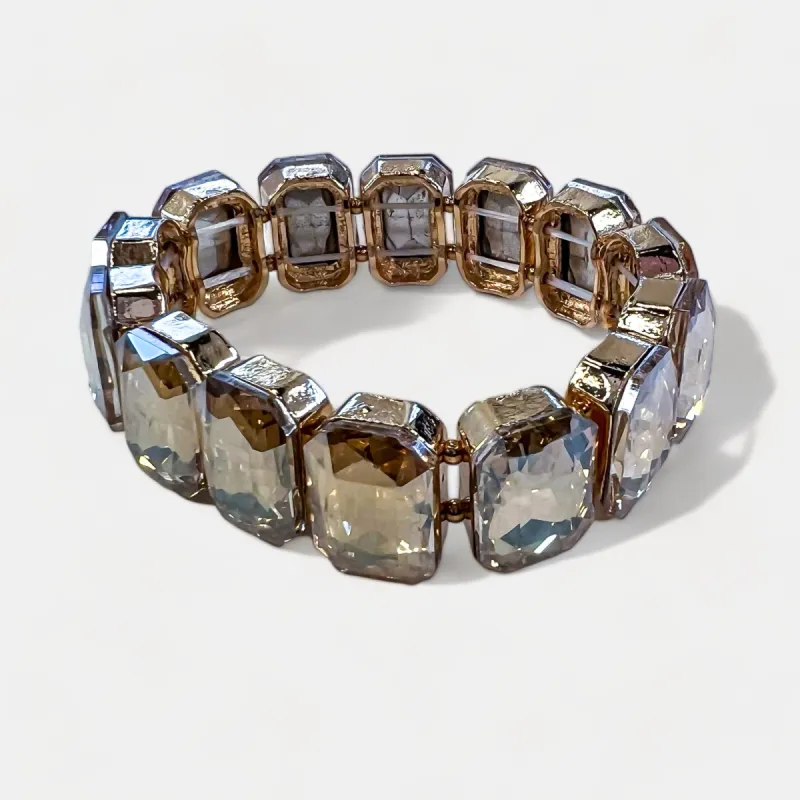 Topaz Crystal Stretch Bracelet sold by ZZs