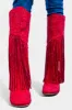 Red Fringe Rhinestone Boots sold by ZZs