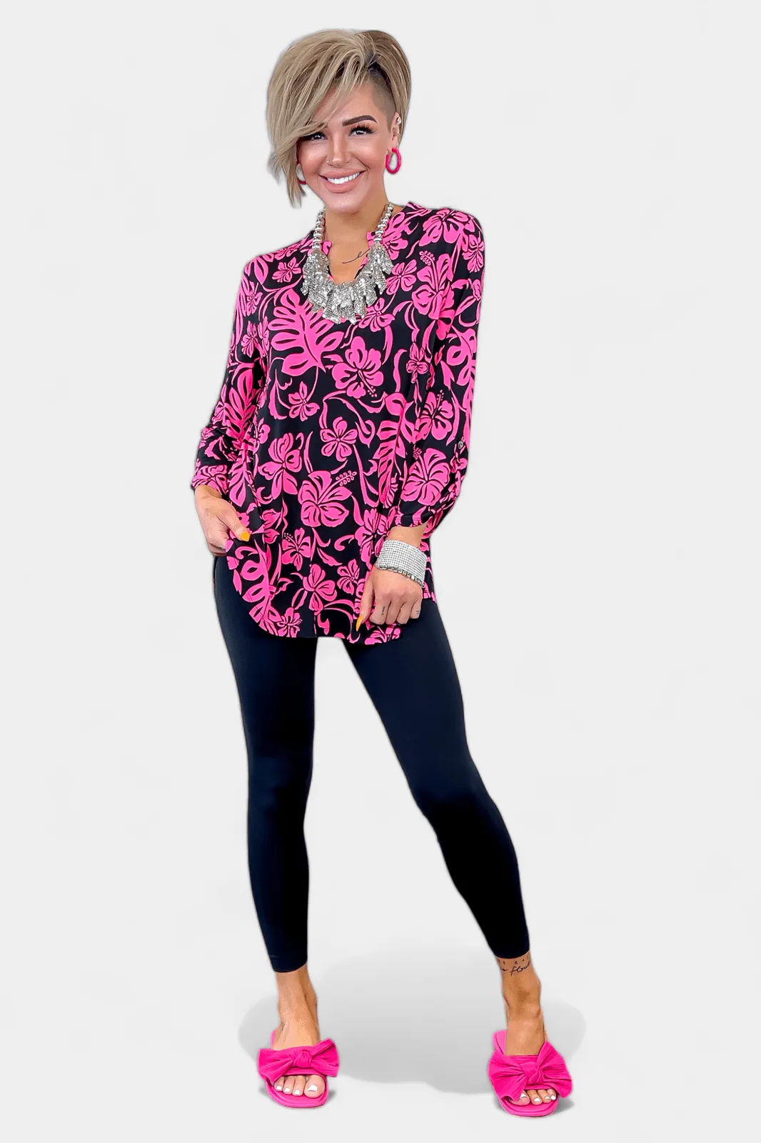 Black Pink Lizzy Top sold by ZZs product image thumbnail 3