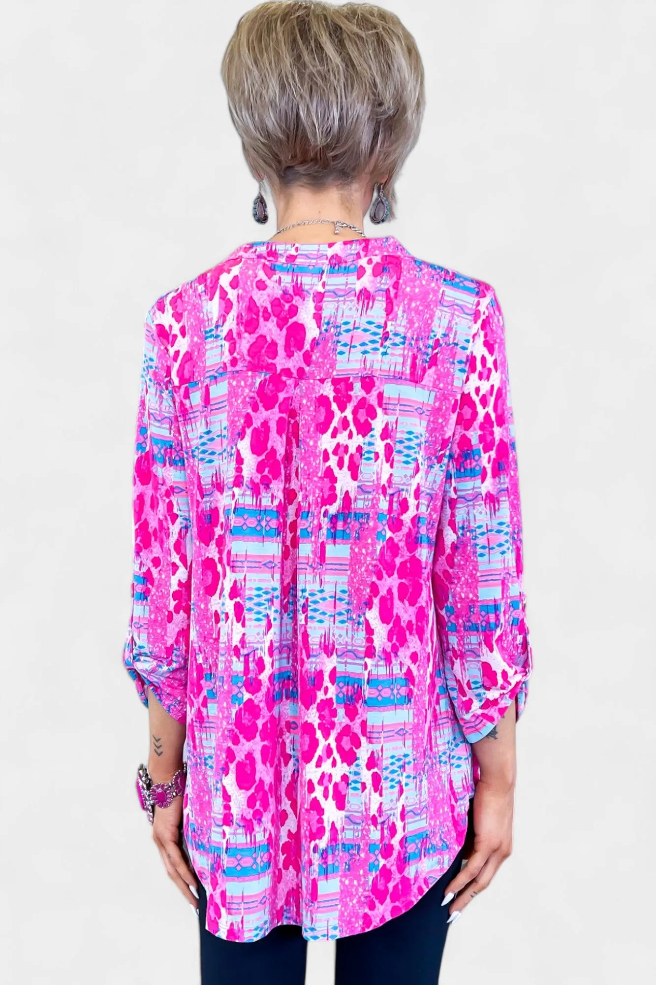 Blue & Pink Animal Lizzy Top sold by ZZs product image thumbnail 4