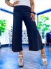 Black Cora Crop Pants sold by ZZs