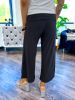 Black Cora Crop Pants sold by ZZs