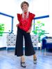 Black Cora Crop Pants sold by ZZs