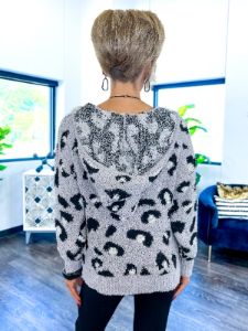 Leopard Hoodie | Grey sold by ZZs