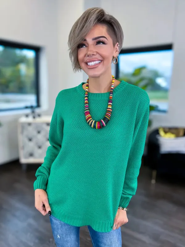 Basic Sweater | Green sold by ZZs