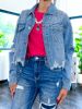 Pearl Distressed Denim Jacket sold by ZZs