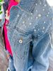 Pearl Distressed Denim Jacket sold by ZZs