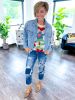 Pearl Distressed Denim Jacket sold by ZZs