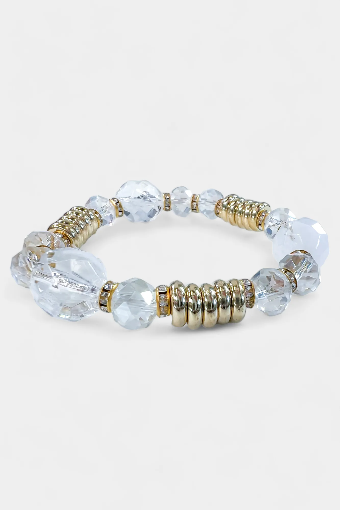 White Stone Stretch Bracelet sold by ZZs