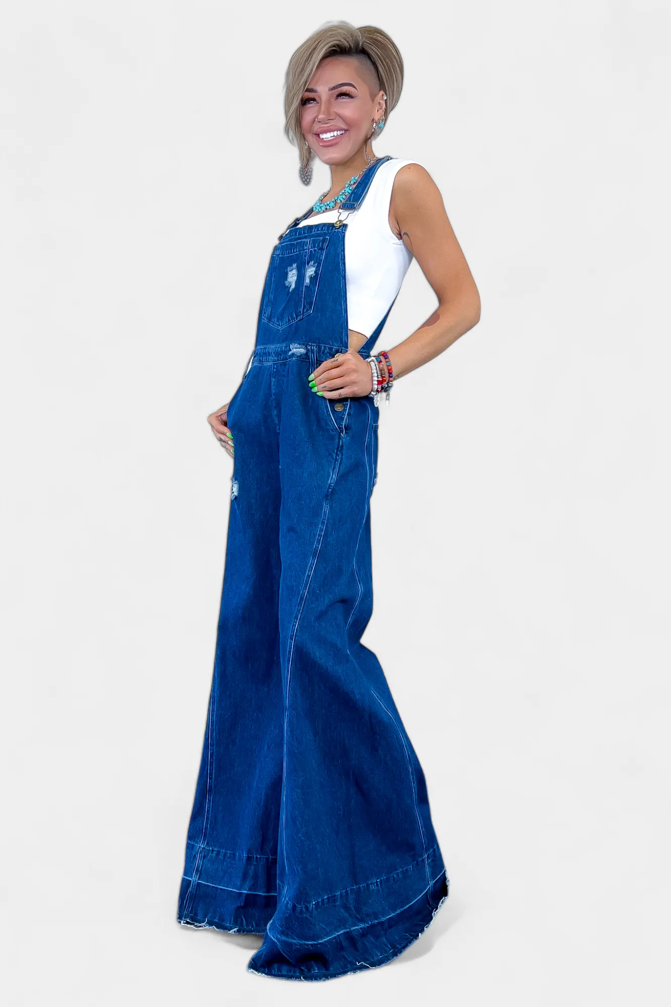 White Ribbed Short Sleeve Crop Top sold by ZZs product image thumbnail 5