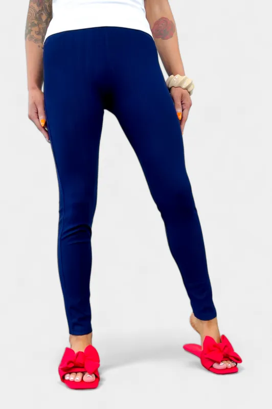 Navy Denim Leggings sold by ZZs