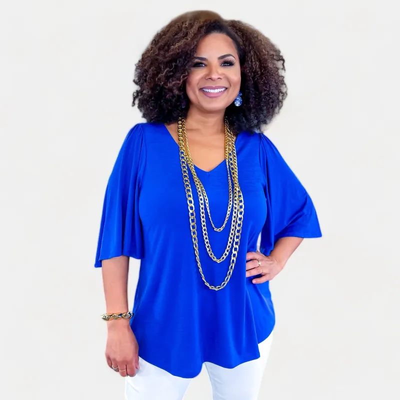 Royal Blue Cali Top sold by ZZs