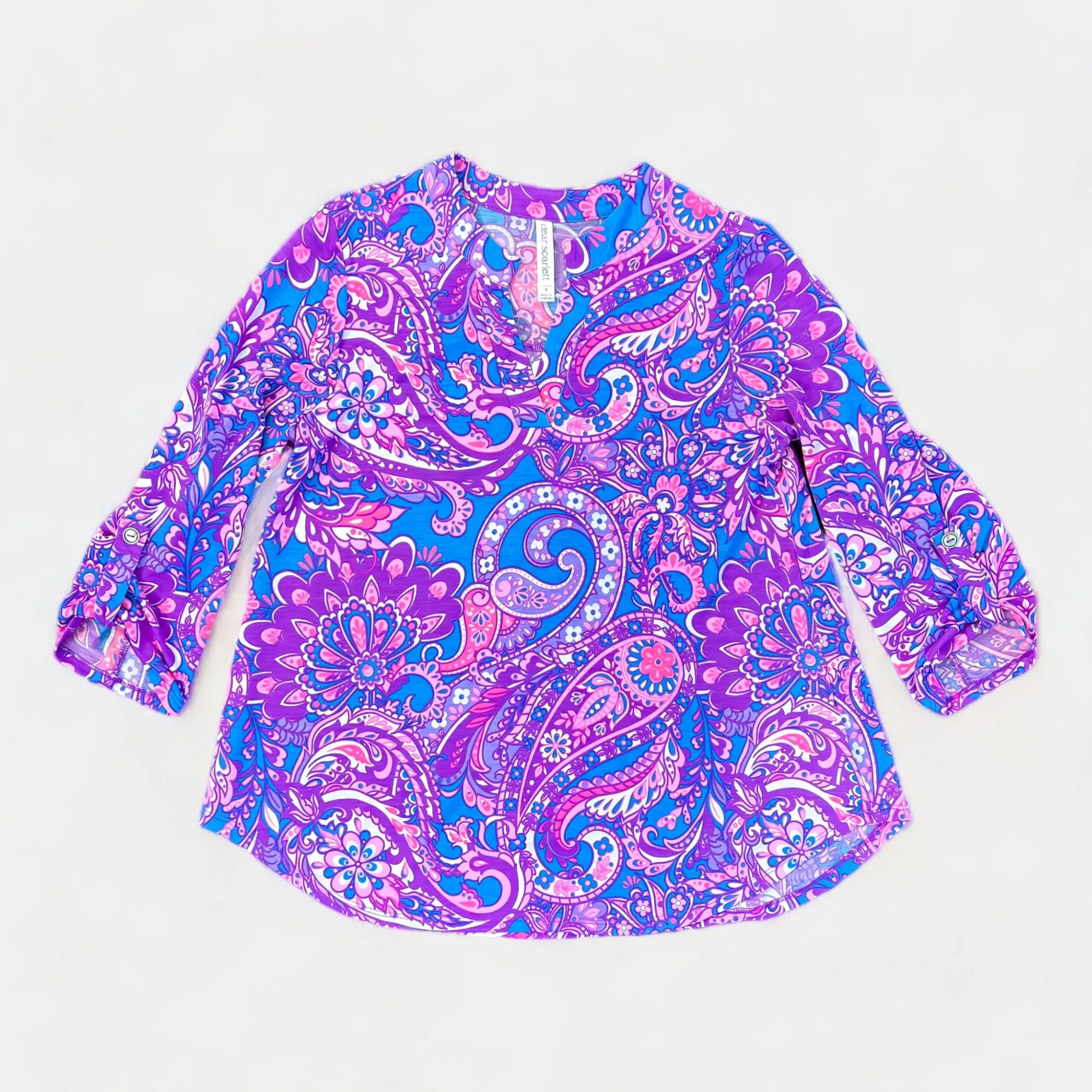 Blue Pink Lizzy Top sold by ZZs product image thumbnail 3