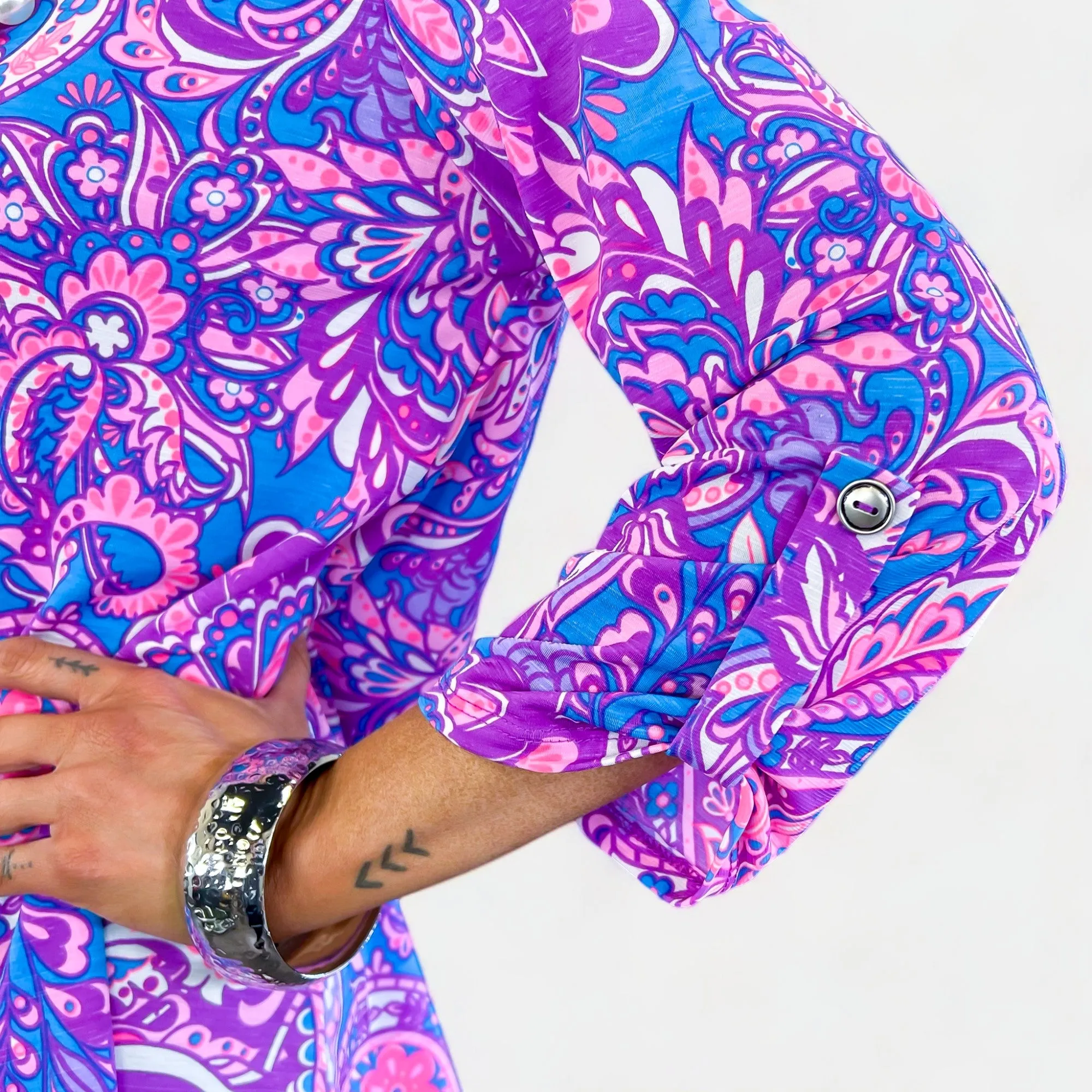 Blue Pink Lizzy Top sold by ZZs product image thumbnail 5