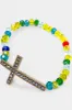 Multi Simple Cross Stretch Bracelet sold by ZZs