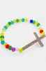 Multi Simple Cross Stretch Bracelet sold by ZZs