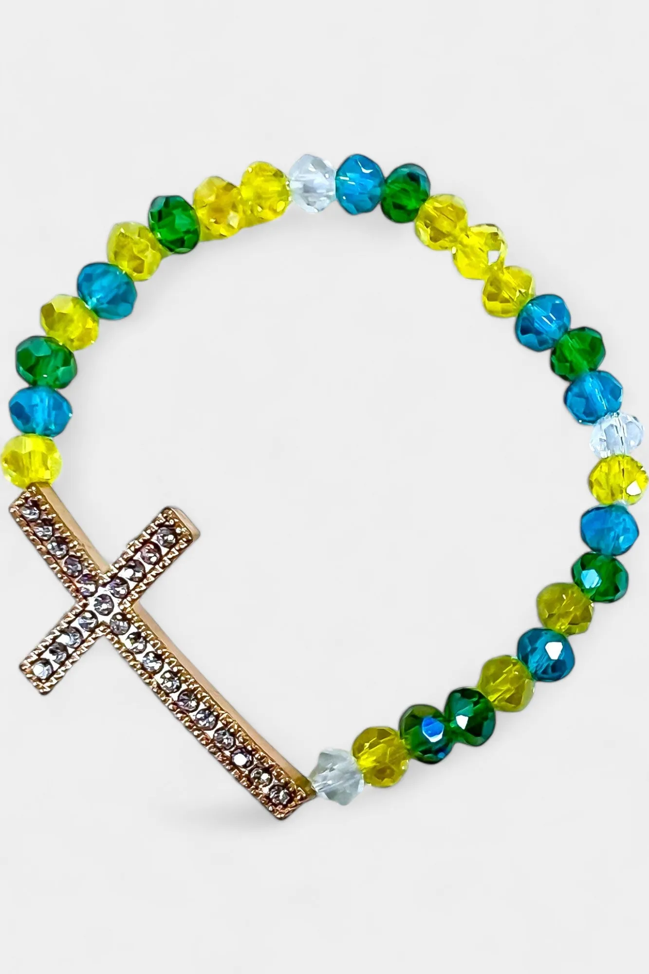 Multi Simple Cross Stretch Bracelet sold by ZZs product image thumbnail 4