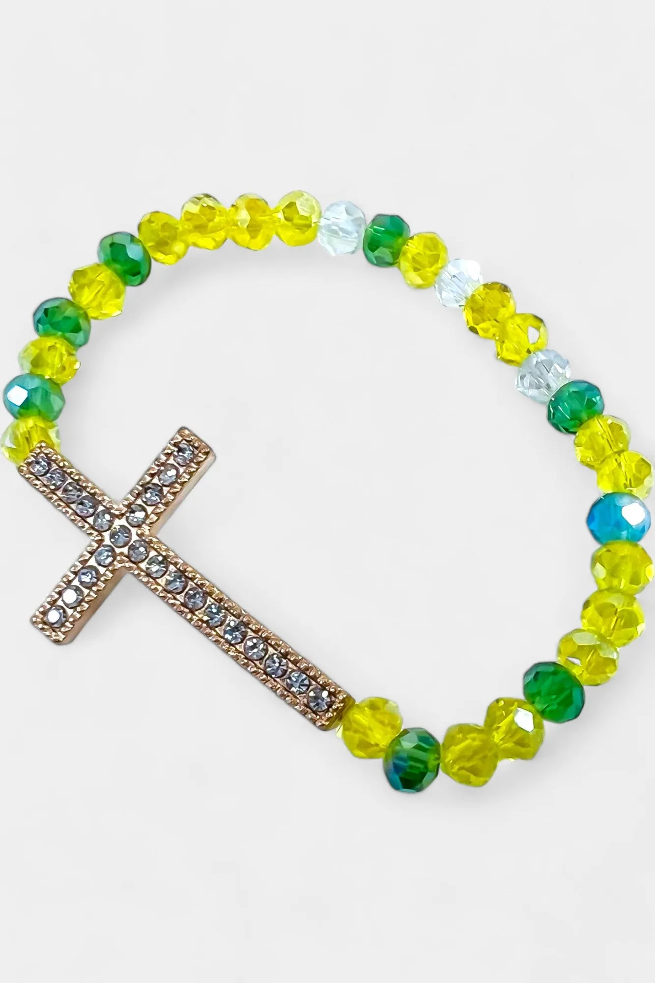 Multi Simple Cross Stretch Bracelet sold by ZZs product image thumbnail 5