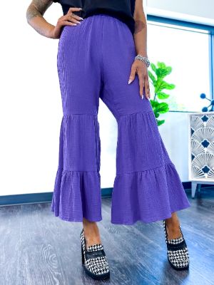 Stellar Style Pants | Purple [NO RETURNS] sold by ZZs