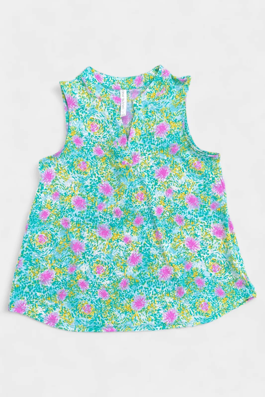 Mint Abstract Lizzy Tank Top sold by ZZs product image thumbnail 2
