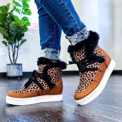 Cheetah Boots with the Fur sold by ZZs