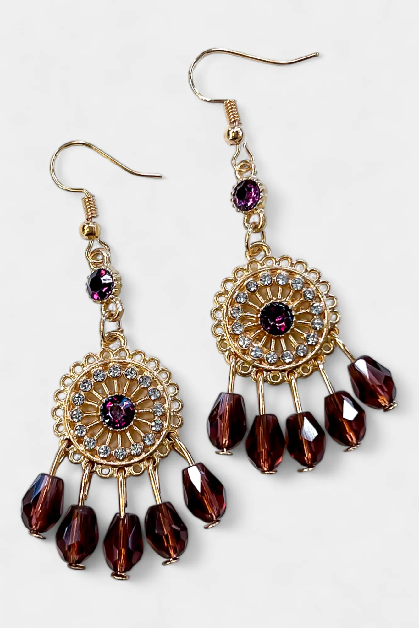 Purple Dream Catcher Earrings sold by ZZs